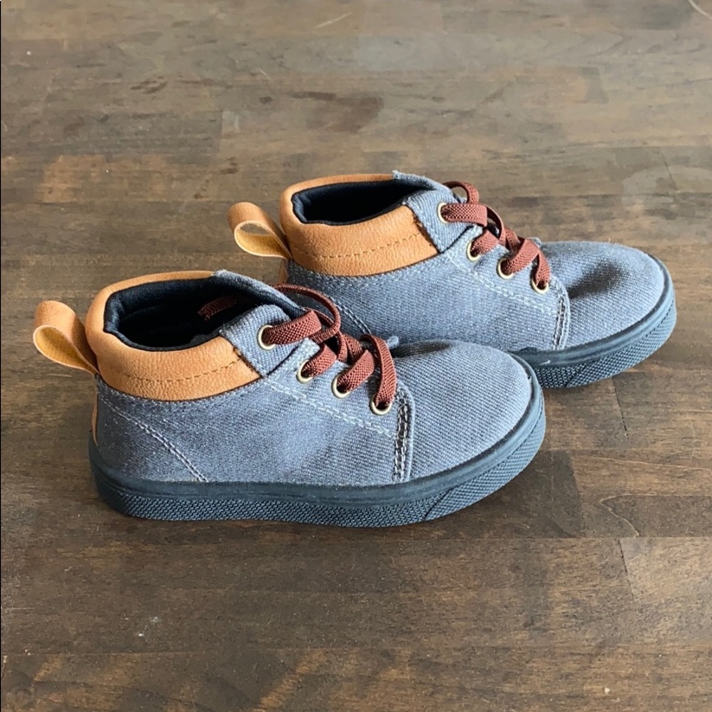 Boys canvas ankle boots